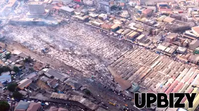 Devastating Blaze Ravages Major Secondhand Clothing Market in Accra, Ghana